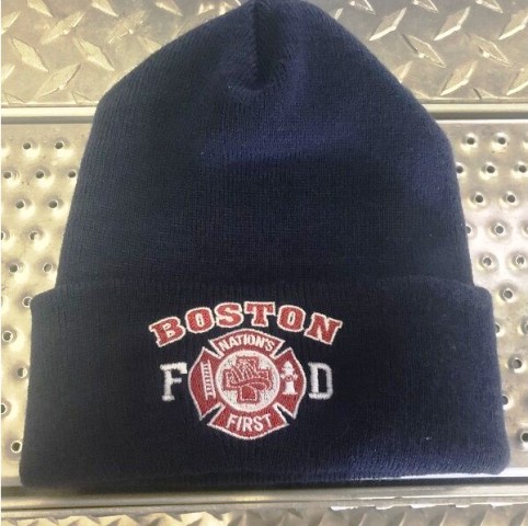 Boston Fire "Nation's First" Winter Cap