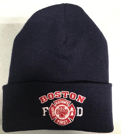 Boston Fire "Nation's First" Winter Cap