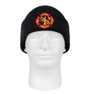 Fire Department Embroidered Winter Hat