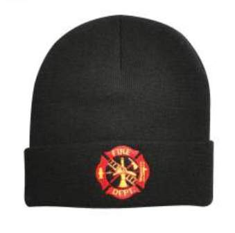 Fire Department Embroidered Winter Hat