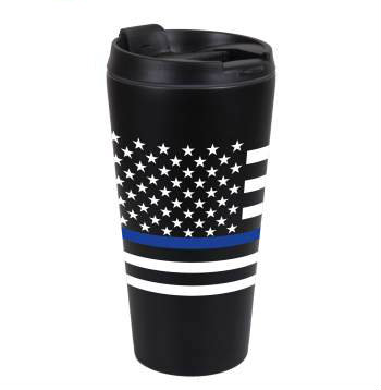 Thin Blue Line Flag Travel Mug