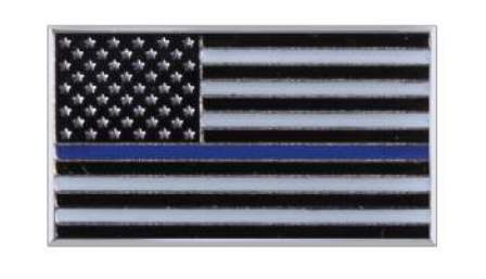 Thin Blue Line Flag Pin