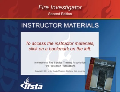 Fire Investigator, 2nd Edition Curriculum USB