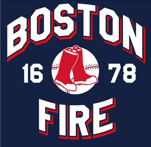 Boston Fire 1678 Baseball Back