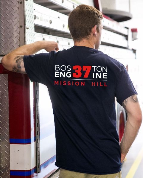 Boston Fire Department Ladder 26 Tee Shirt