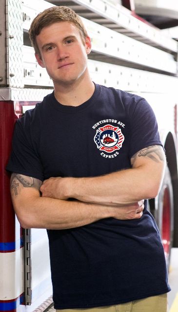 Boston Fire Engine 37 T-Shirt Front