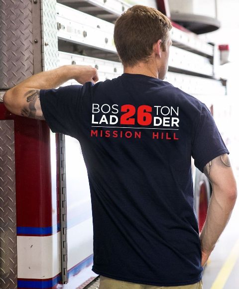 Boston Fire Ladder 26 T-Shirt