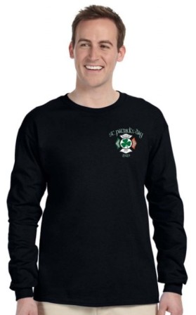 Boston Fire Department St Patrick's Day 2020 Long Sleeve Tee