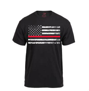 Kids Thin Red Line Flag T-Shirt