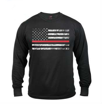 Thin Red Line Long Sleeve Tee