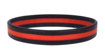 Thin Red Line Wrist Band