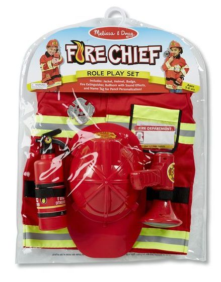 Fire Chief Role Play Costume Set